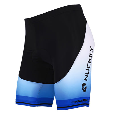 Nuckily Mycycology Mens Cycling Shorts (White/Blue)