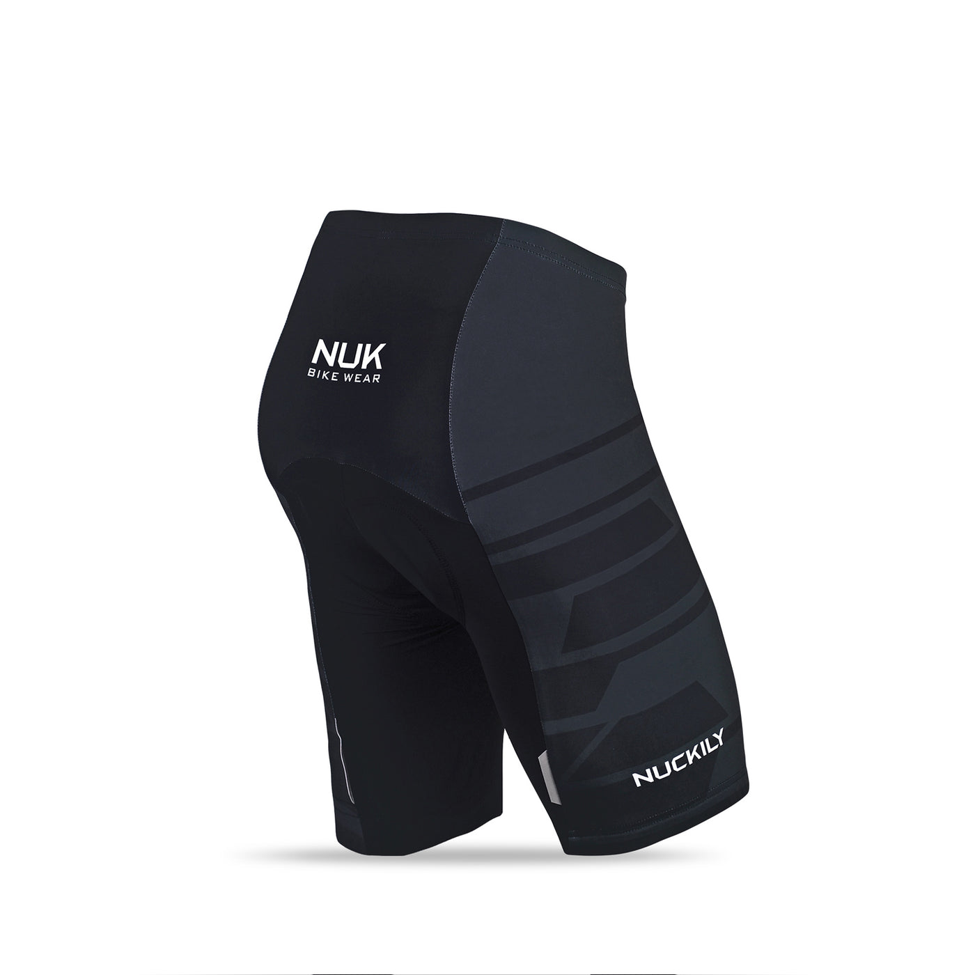 Nuckily MB022 Mens Cycling Shorts (Black)