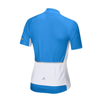 Nuckily MG043 Mens Cycling Jersey (Blue)