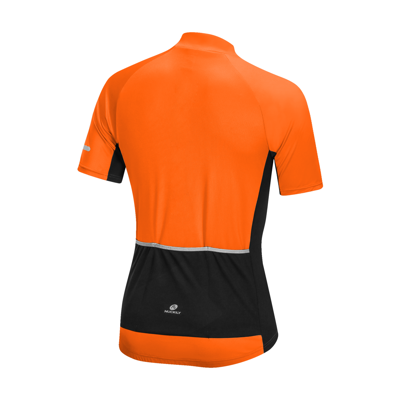 Nuckily MG043 Mens Cycling Jersey (Orange)