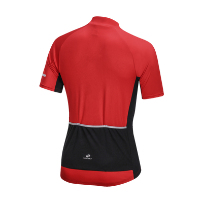 Nuckily MG043 Mens Cycling Jersey (Red)