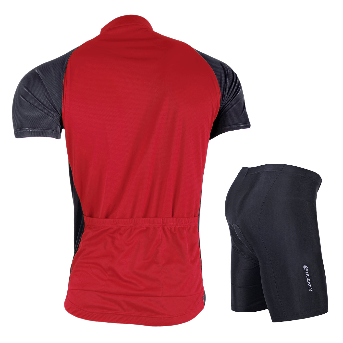 Nuckily NJ601-NS355 Jersey and Shorts Set (Red)
