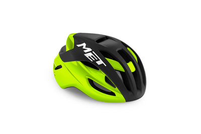 MET Rivale MIPS Road Cycling Helmet (Black/Fluo Yellow/Matt Glossy)