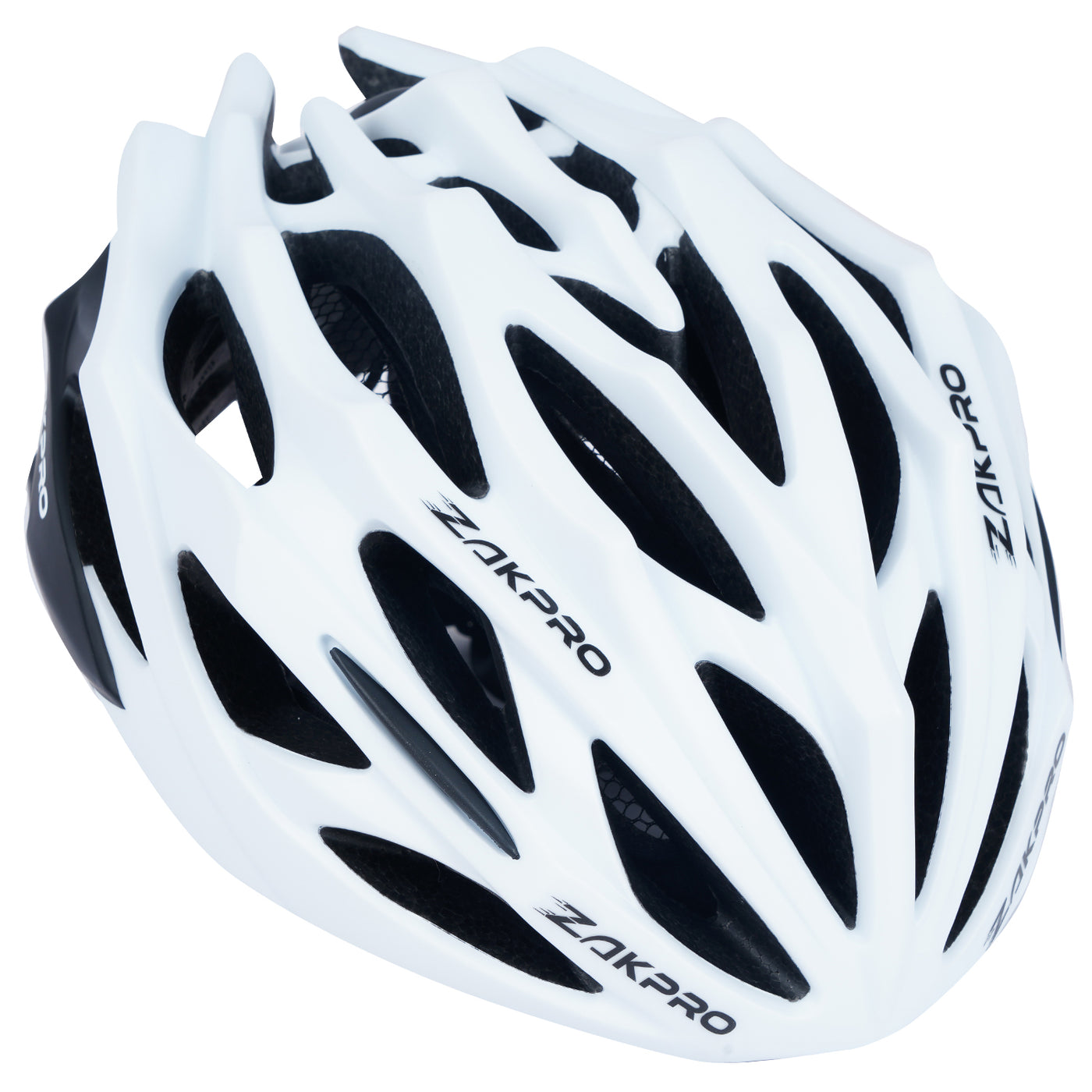 Zakpro Signature Road Cycling Helmet (White)