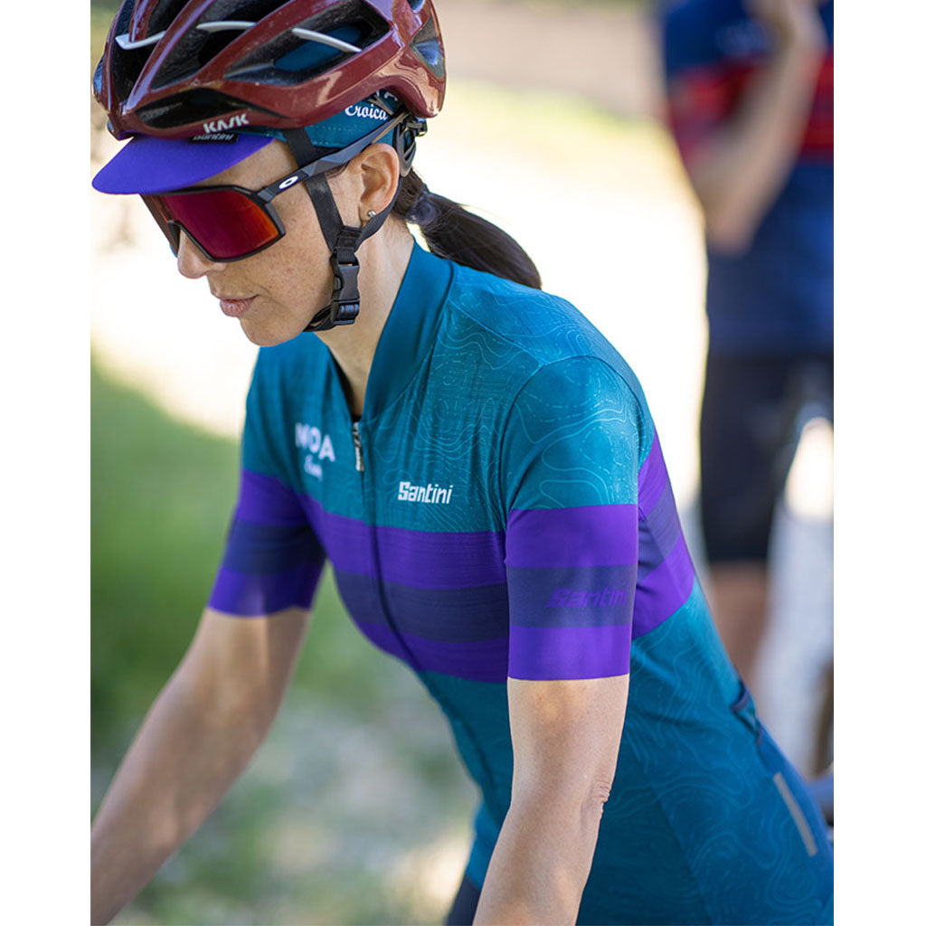 Santini Eroica Opera Womens Cycling Jersey (Teal)
