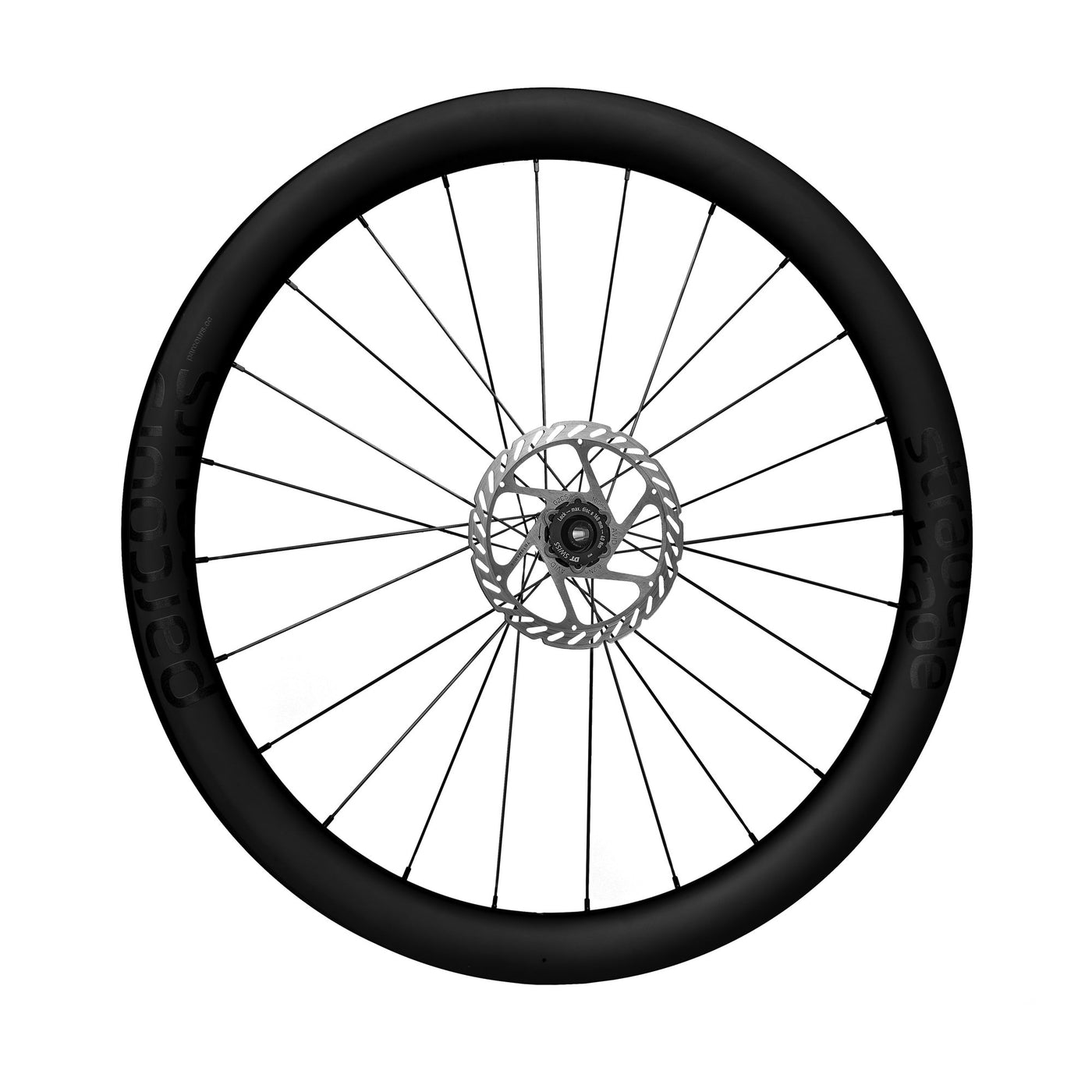 Parcours Strade All Road Carbon Tubeless Ready Disc Brake Wheel - Shimano/Sram (Black)
