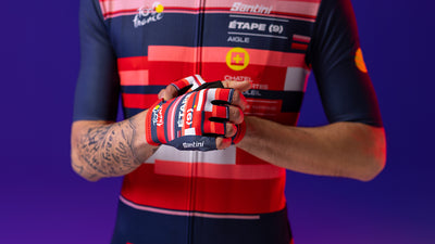Santini Aigle Unisex Cycling Gloves (Print)