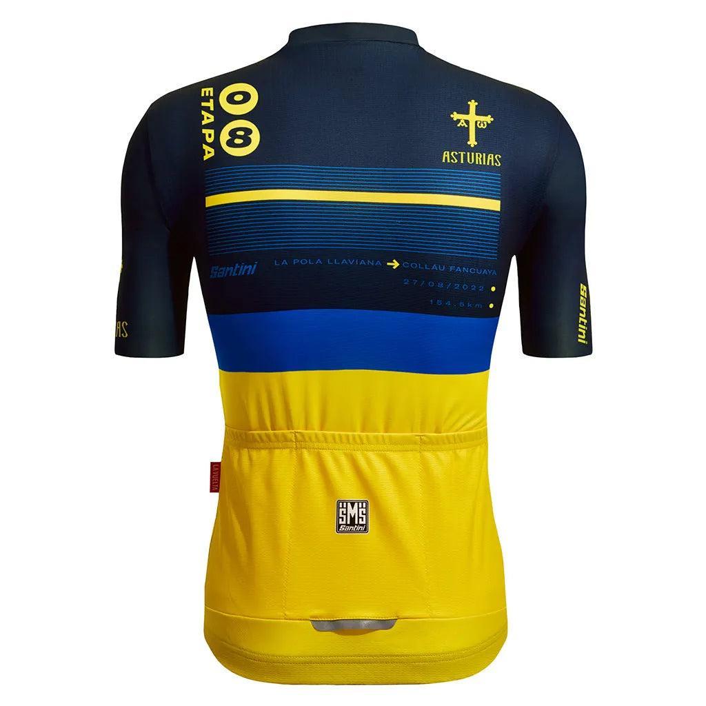 Santini LA Vuelta Asturias Mens Cycling Jersey (Print)