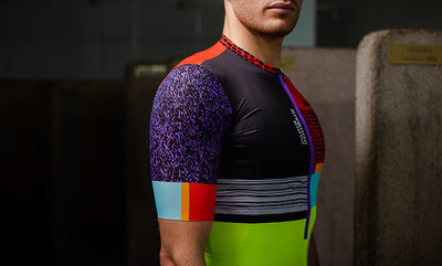 Santini TDF Paris Roubaix Forger Des Heroes Mens Cycling Jersey (Print)