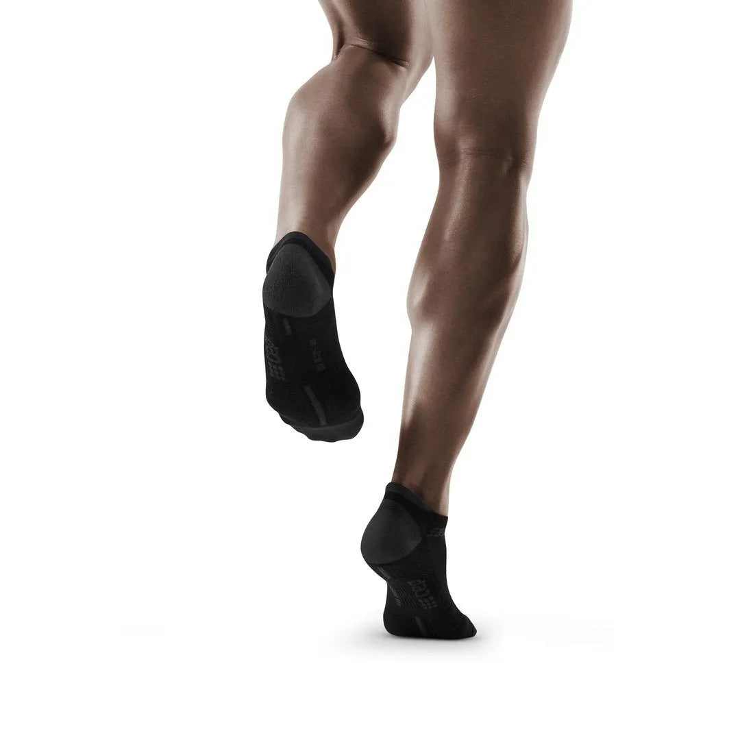 CEP Compression No Show 3.0 Men's Socks (Black/Dark Grey)