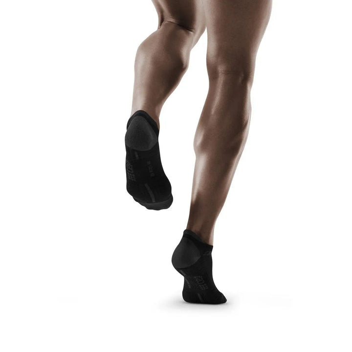 CEP Compression No Show 3.0 Men's Socks (Black/Dark Grey)