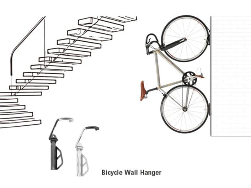 Ibera Bicycle Wall hanger (Black)