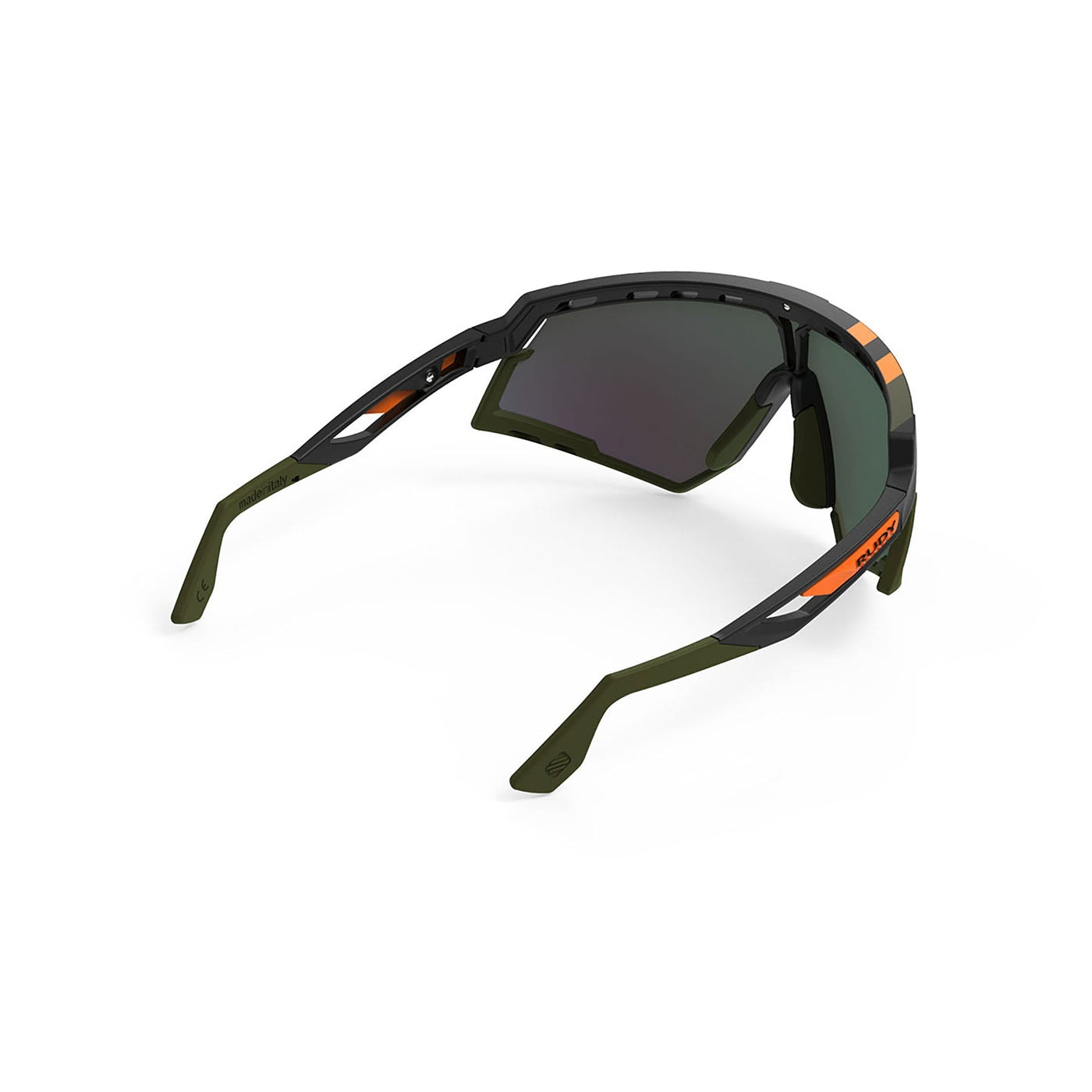 Rudy Project Defender Sport Sunglasses (Stripes/Black Matte/Multilaser Orange)