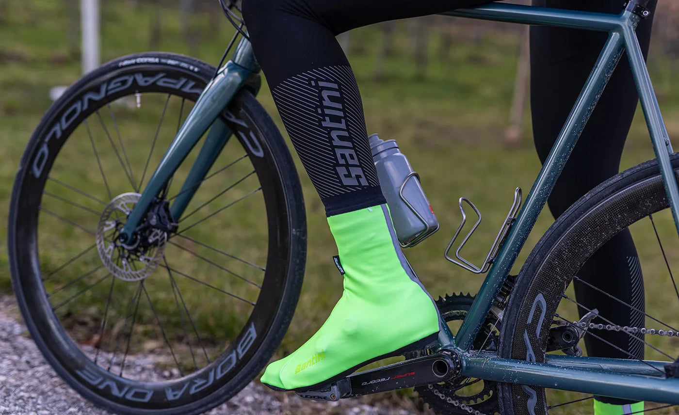 Santini Adapt Shoecover (Fluo Green)