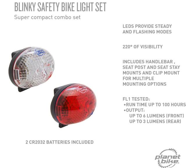 Planet Bike Blinky Combo Light