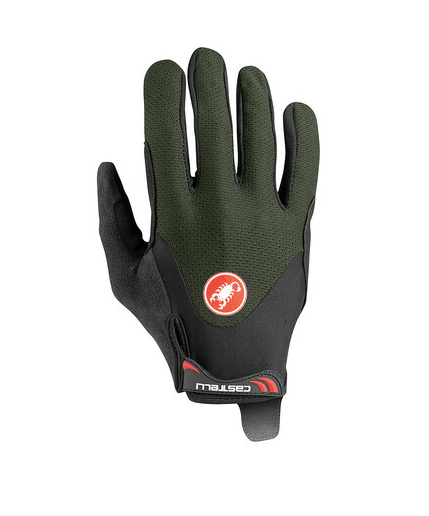 Castelli Arenberg Gel LF Mens Cycling Gloves (Military Green)