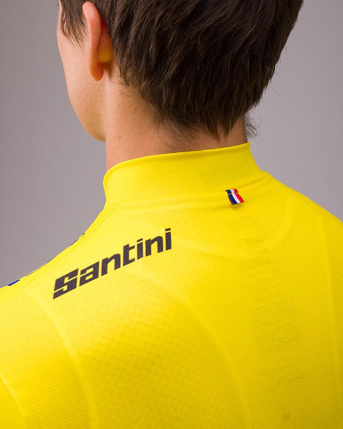 Santini TDF Leader Mens Cycling Jersey (Yellow) - BUMSONTHESADDLE