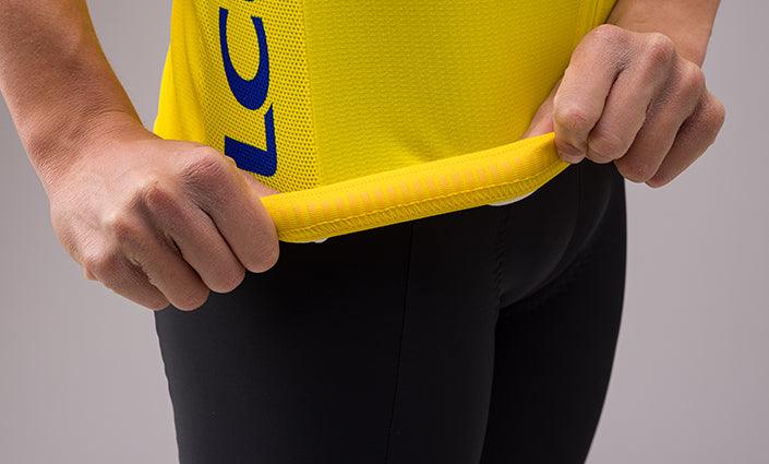 Santini TDF Leader Mens Cycling Jersey (Yellow) - BUMSONTHESADDLE