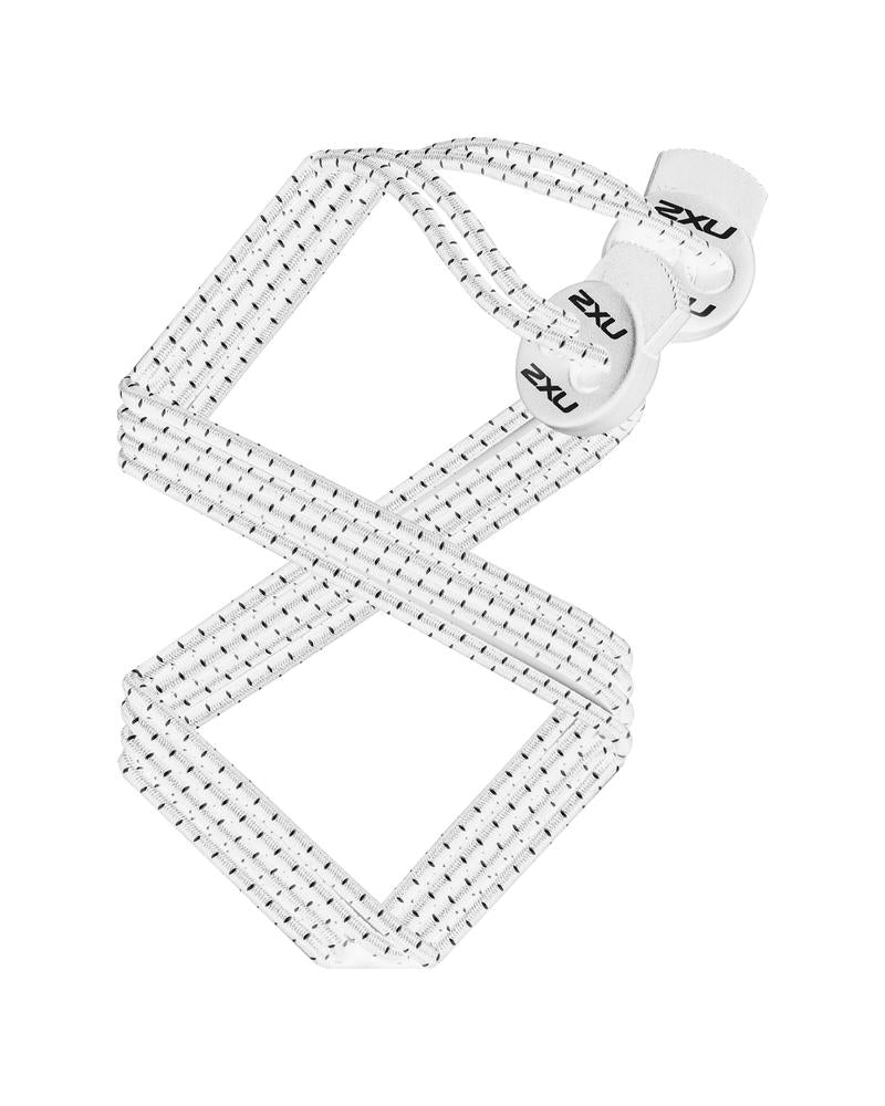 2XU Performance Locked Laces (White)