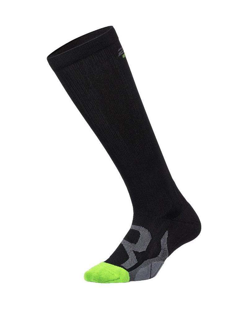 2XU Recovery Unisex Compression Socks (Black/Grey)