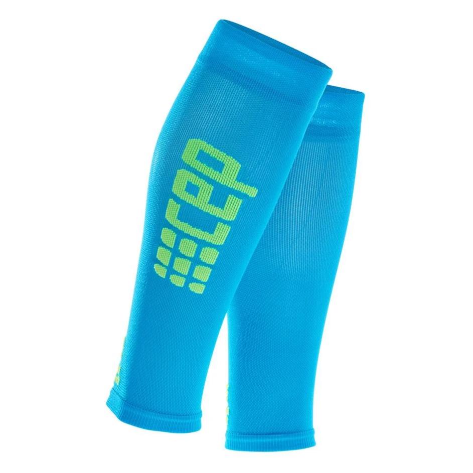 CEP Compression Pro+ Ultralight Calf Sleeves (Electric Blue/Green) - BumsOnTheSaddle