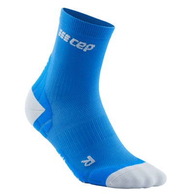 CEP Ultralight Short Womens Compression Socks (Electric Blue/Light Grey)
