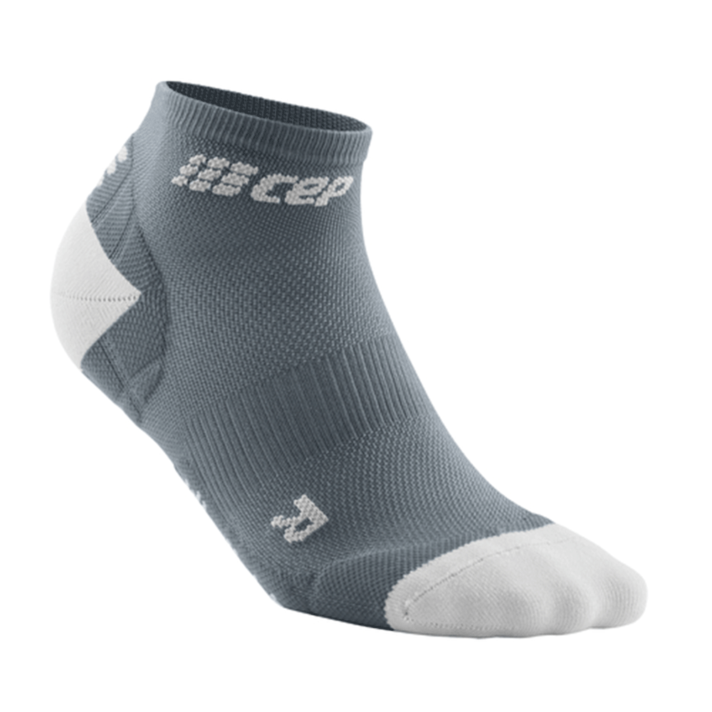 CEP Ultralight Low Cut Mens Compression Socks (Grey/Light Grey)