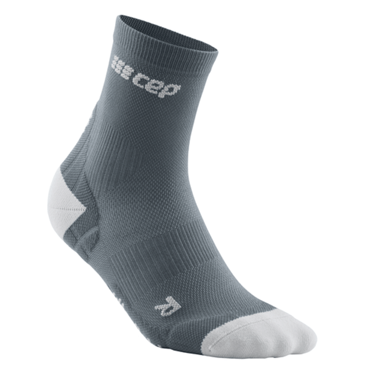 CEP Ultralight Short Womens Compression Socks (Grey/Light Grey)