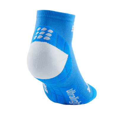 CEP Ultralight Low Cut Womens Compression Socks (Electric Blue/Light Grey)
