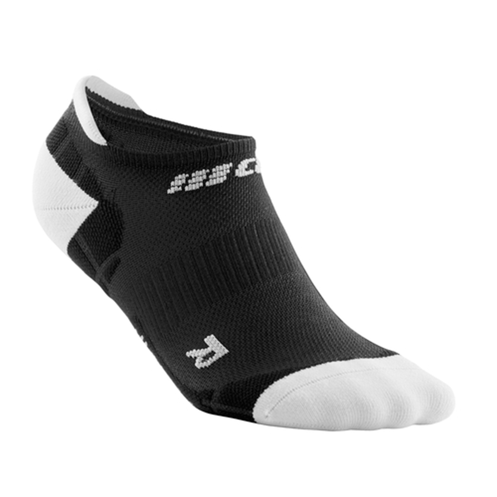 CEP Ultralight No Show Mens Compression Socks (Black/Light Grey)
