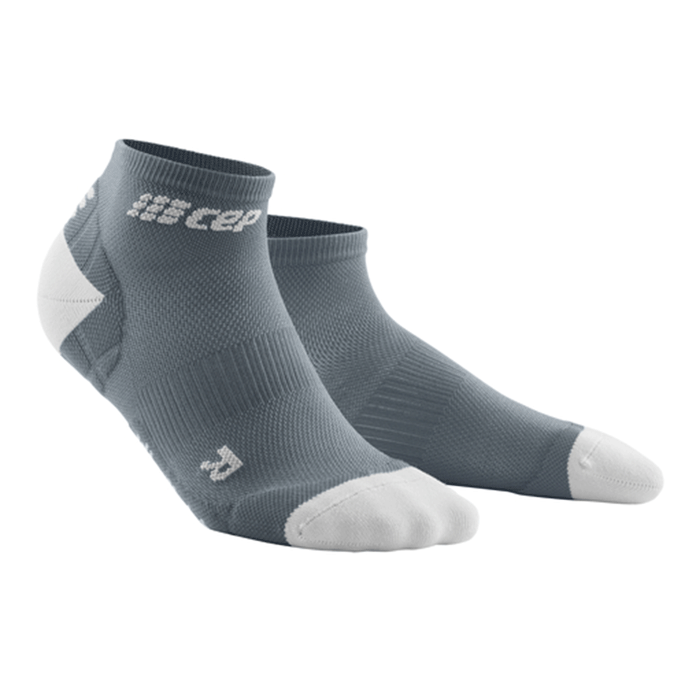 CEP Ultralight Low Cut Womens Compression Socks (Grey/Light Grey)