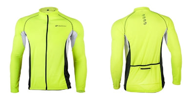 Nuckily MH008 Mens Cycling Jersey (Neon Green)