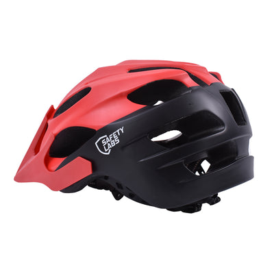Safety Labs Vox MTB Cycling Helmet (Matte Black/Red)