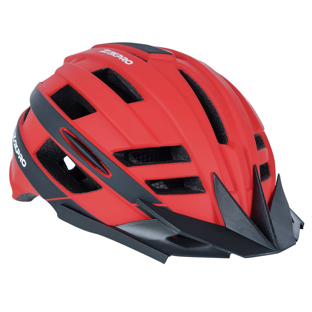 Zakpro Uphill MTB Cycling Helmet (Red)