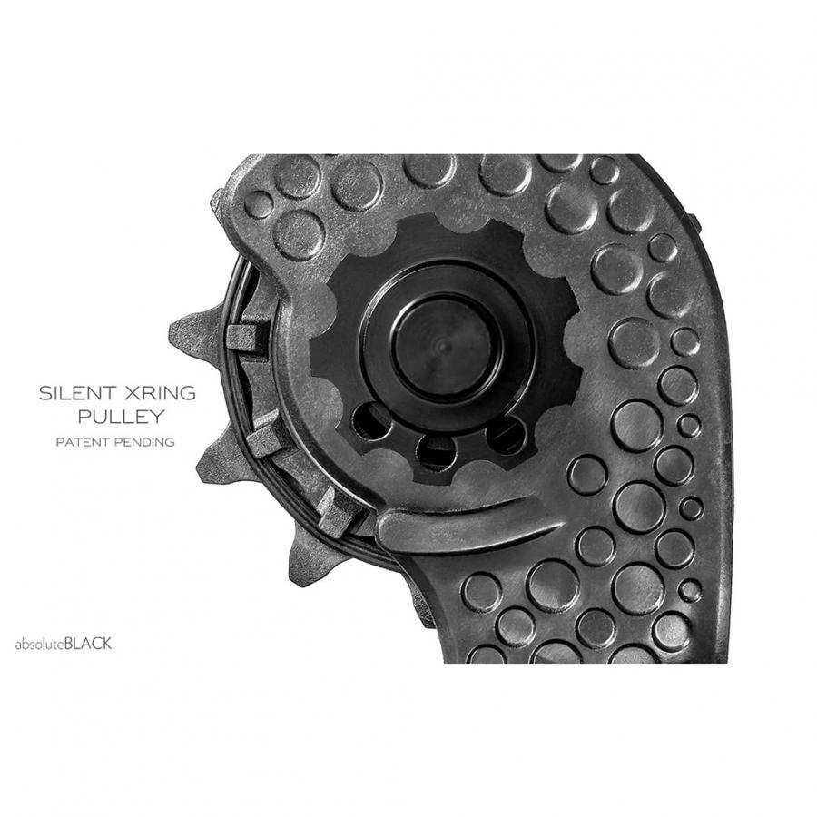Absolute Black Hollowcage Carbon Pulley Cage (Gold) - BUMSONTHESADDLE