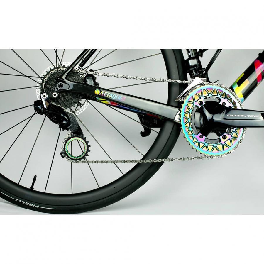 Absolute Black Hollowcage Carbon Pulley Cage (Gold) - BUMSONTHESADDLE