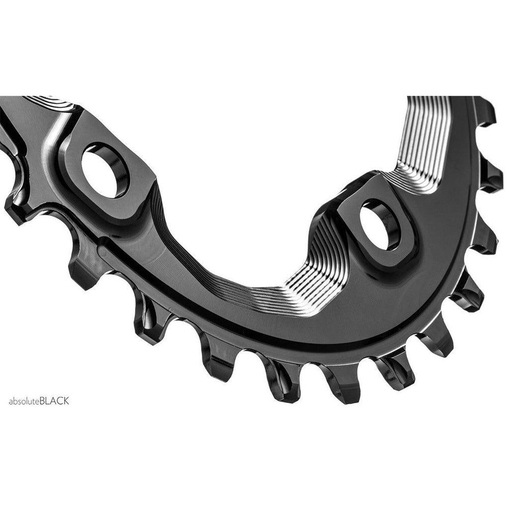 AbsoluteBlack Shimano 1x 96 BCD Oval 10/11/12 Speed (Black) - BUMSONTHESADDLE