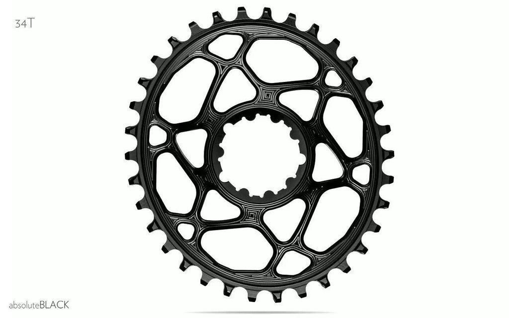 AbsoluteBlack Sram 1x GXP 9/10/11/12 Speed Chainring (Black