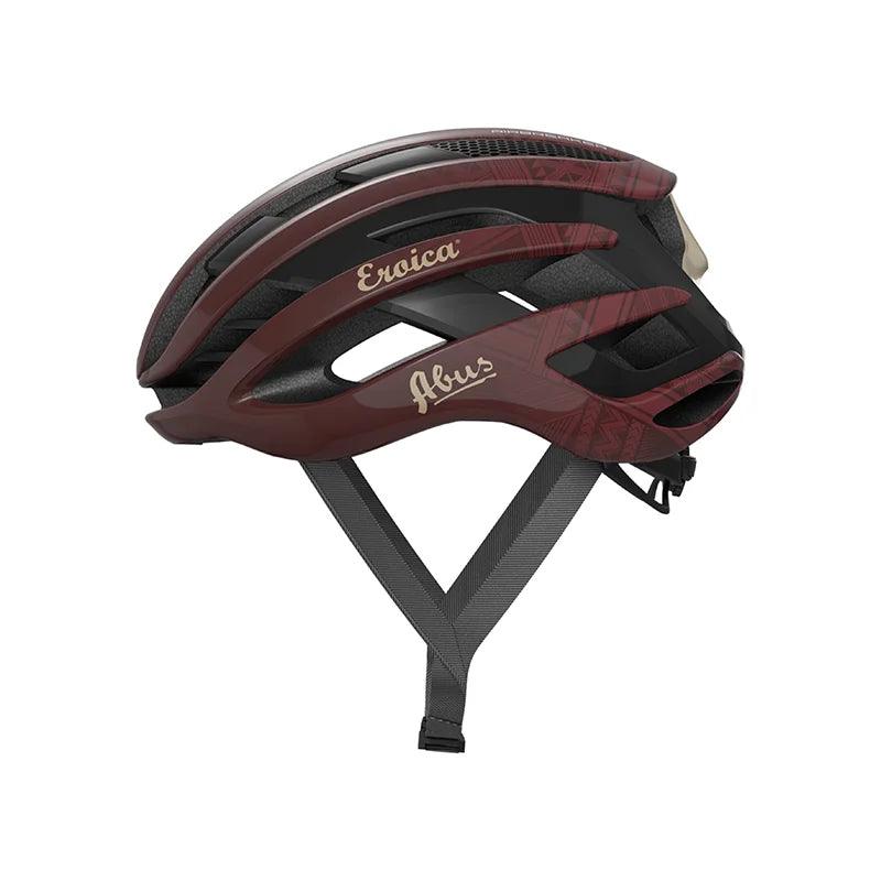 Abus Airbreaker Eroica Road Cycling Helmet (Chianti Red) - BUMSONTHESADDLE