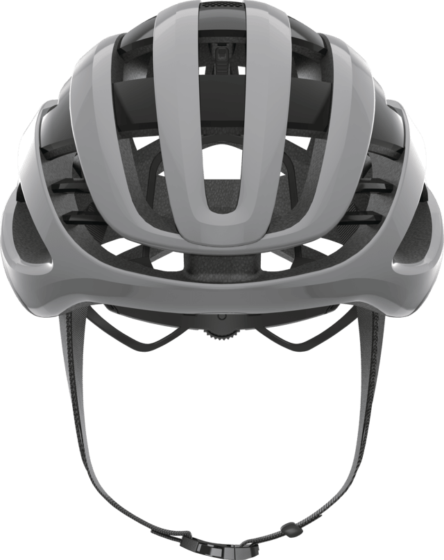 Abus Airbreaker Road Cycling Helmet (Race Grey) - BUMSONTHESADDLE
