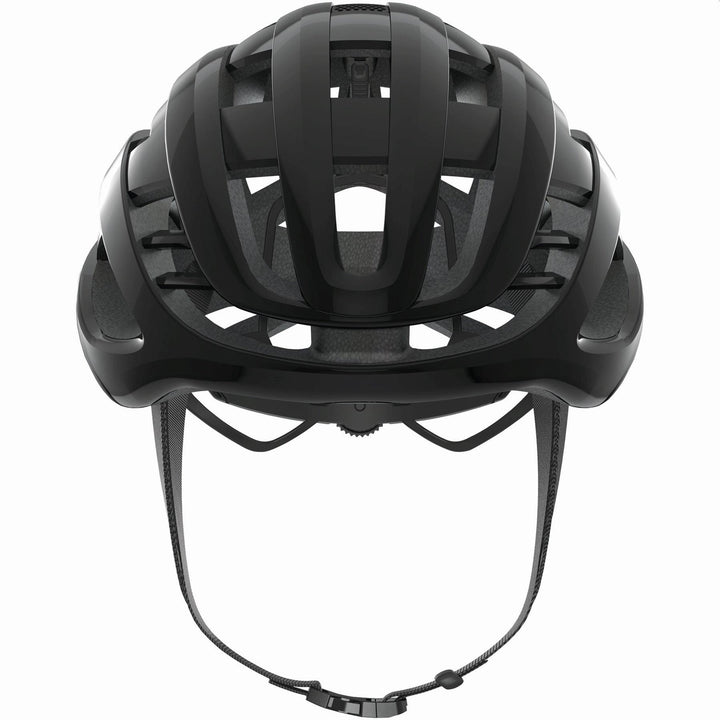 Abus Airbreaker Road Cycling Helmet (Shiny Black) - BUMSONTHESADDLE