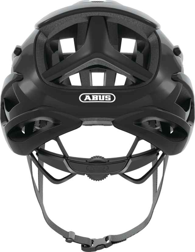 Abus Airbreaker Road Cycling Helmet (Shiny Black) - BUMSONTHESADDLE