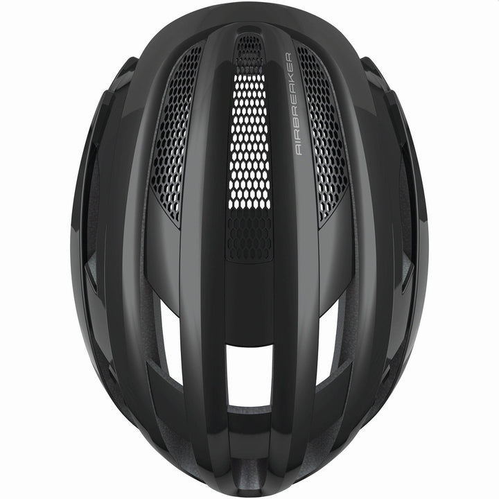 Abus Airbreaker Road Cycling Helmet (Shiny Black) - BUMSONTHESADDLE