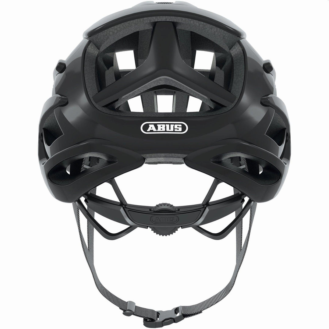 Abus Airbreaker Road Cycling Helmet (Shiny Black) - BUMSONTHESADDLE