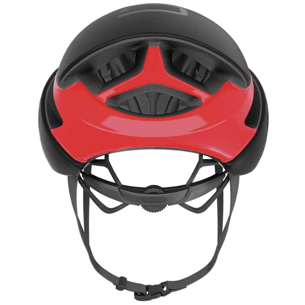 Abus Gamechanger Road Cycling Helmet (Black/Red) - BUMSONTHESADDLE