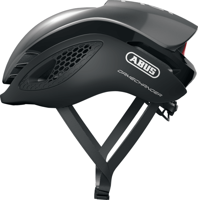 Abus Gamechanger Road Cycling Helmet (Dark Grey) - BUMSONTHESADDLE