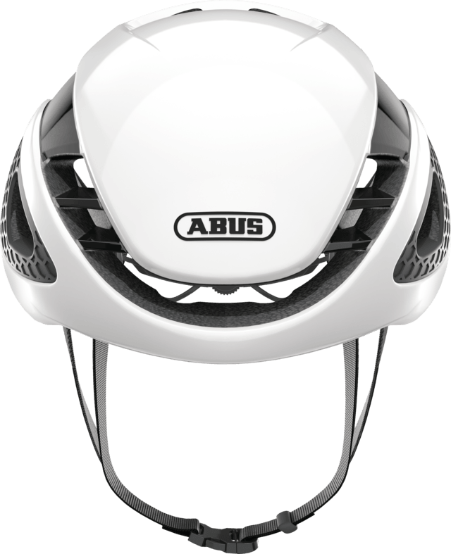 Abus Gamechanger Road Cycling Helmet (White Red) - BUMSONTHESADDLE