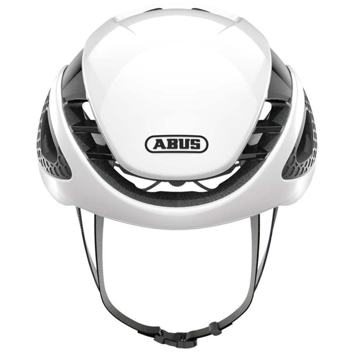 Abus Gamechanger Road Cycling Helmet (White/Red) - BUMSONTHESADDLE