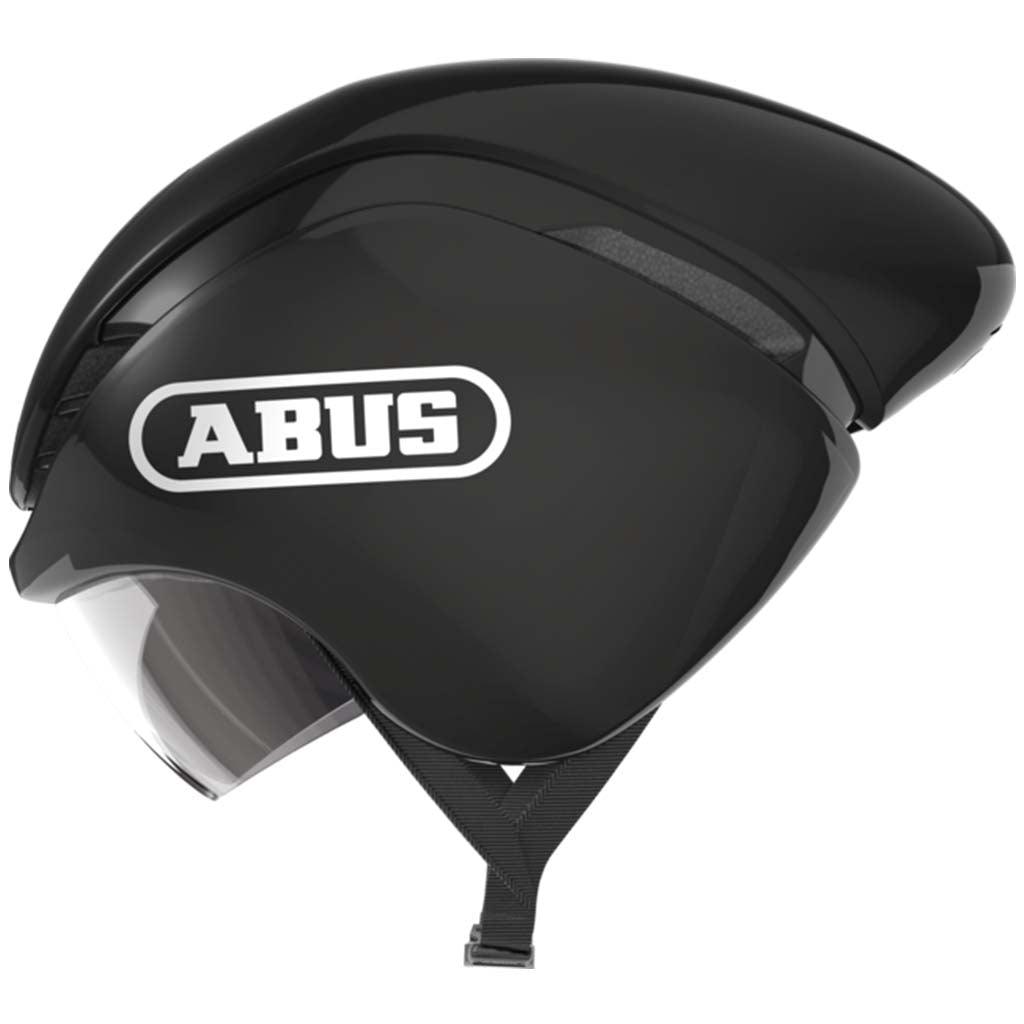 Abus Gamechanger TT Cycling Helmet (Shiny Black) - BUMSONTHESADDLE