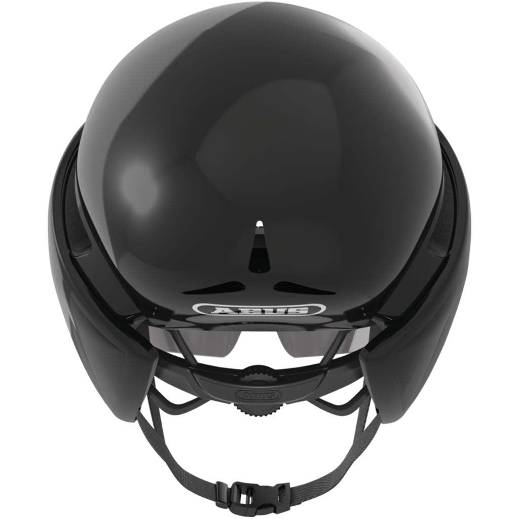 Abus Gamechanger TT Cycling Helmet (Shiny Black) - BUMSONTHESADDLE